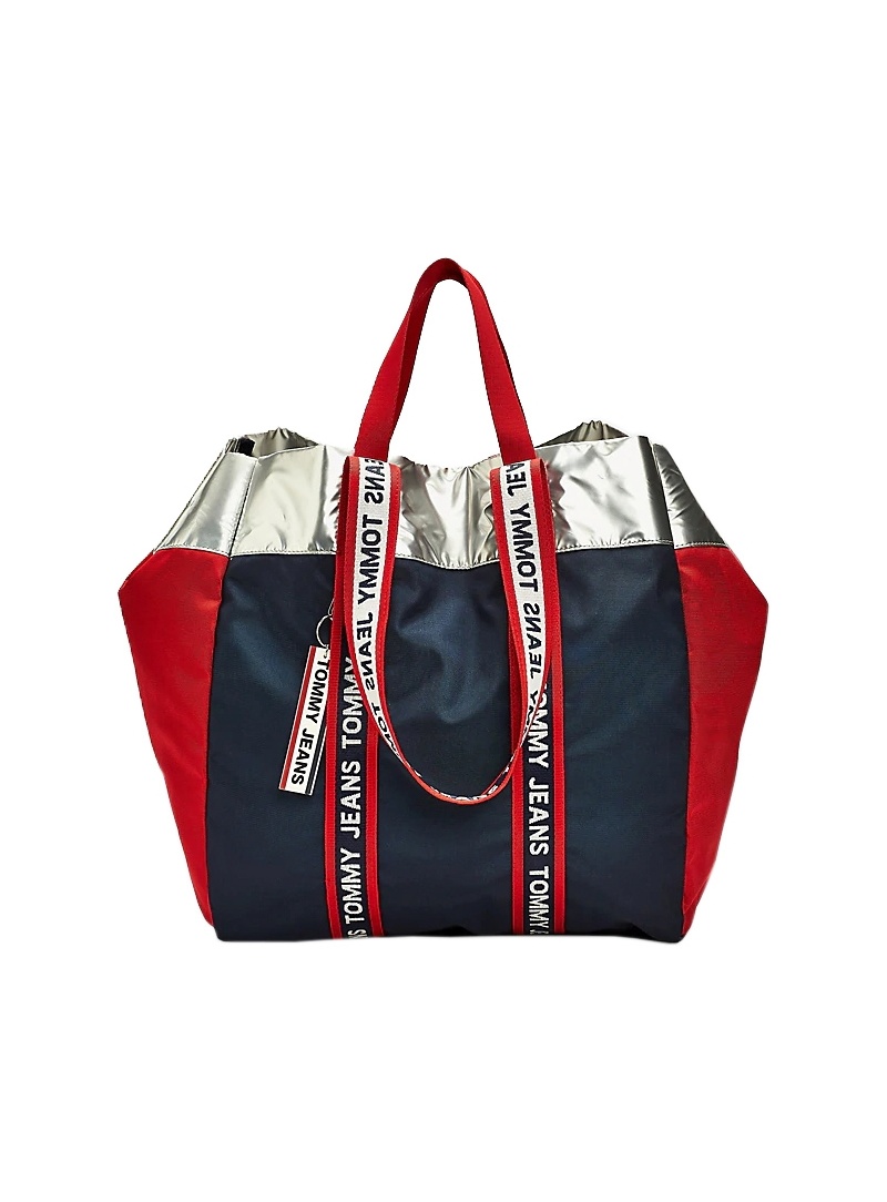 Torebka TOMMY HILFIGER TJW LOGO TAPE TOTE AW0AW08261 0F4 Torebka TOMMY HILFIGER TJW LOGO TAPE TOTE AW0AW08261 0F4