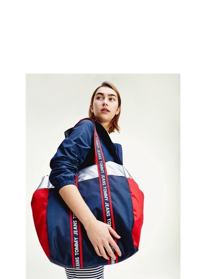 Torebka TOMMY HILFIGER TJW LOGO TAPE TOTE AW0AW08261 0F4