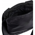 Czarna Listonoszka Saszetka CALVIN KLEIN Striped Logo Flat K50K505378 BAX