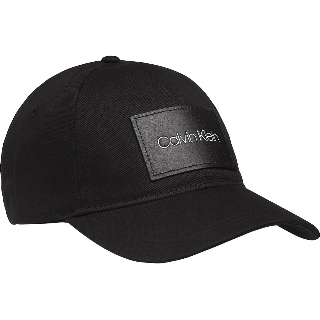 Czapka z Daszkiem CALVIN KLEIN Leather Patch Bb Cap K50K505490 BAX