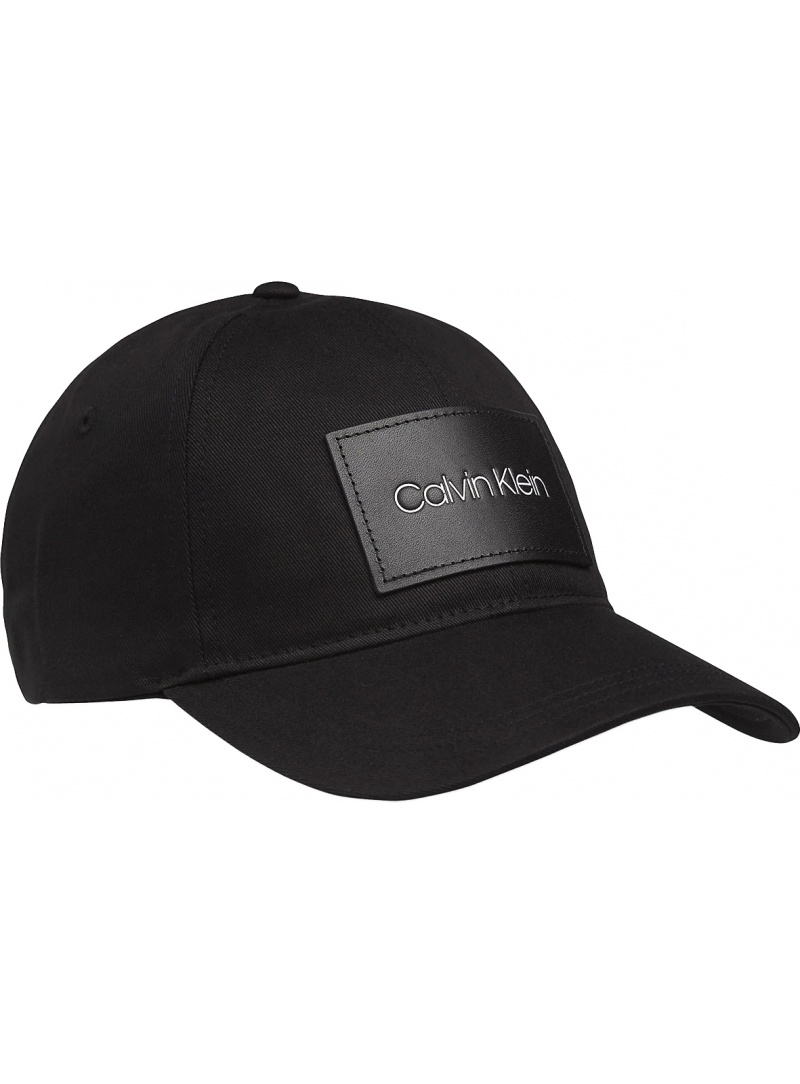 Czapka z Daszkiem CALVIN KLEIN Leather Patch Bb Cap K50K505490 BAX