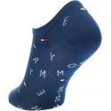Kolorowe Skarpetki Stopki 2 pary TOMMY HILFIGER 320404001 005 (2-PAK)