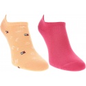 Kolorowe Skarpetki Stopki 2 pary TOMMY HILFIGER 320404001 026 (2-PAK)