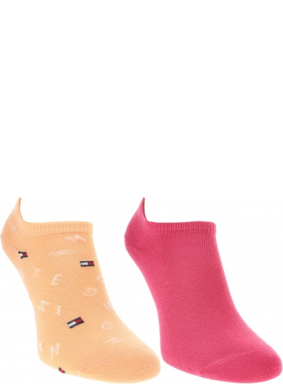 Kolorowe Skarpetki Stopki 2 pary TOMMY HILFIGER 320404001 026 (2-PAK)