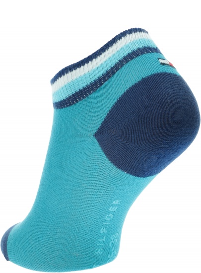 Kolorowe Skarpetki Stopki 2 pary TOMMY HILFIGER 320413001 005 (2-PAK)