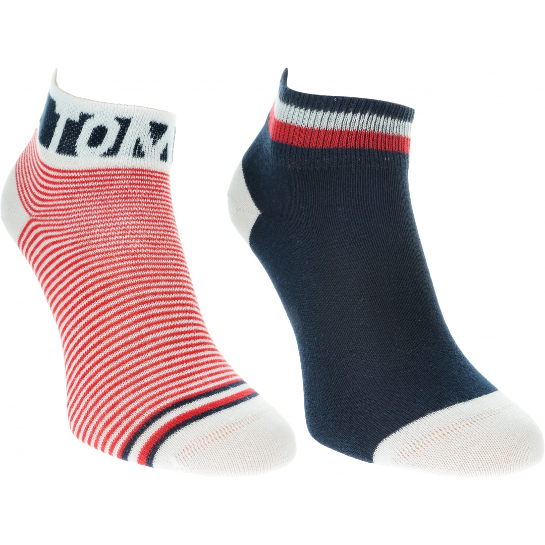 Kolorowe Skarpetki Stopki 2 pary TOMMY HILFIGER 320413001 085 (2-PAK)