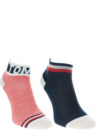 Kolorowe Skarpetki Stopki 2 pary TOMMY HILFIGER 320413001 085 (2-PAK)