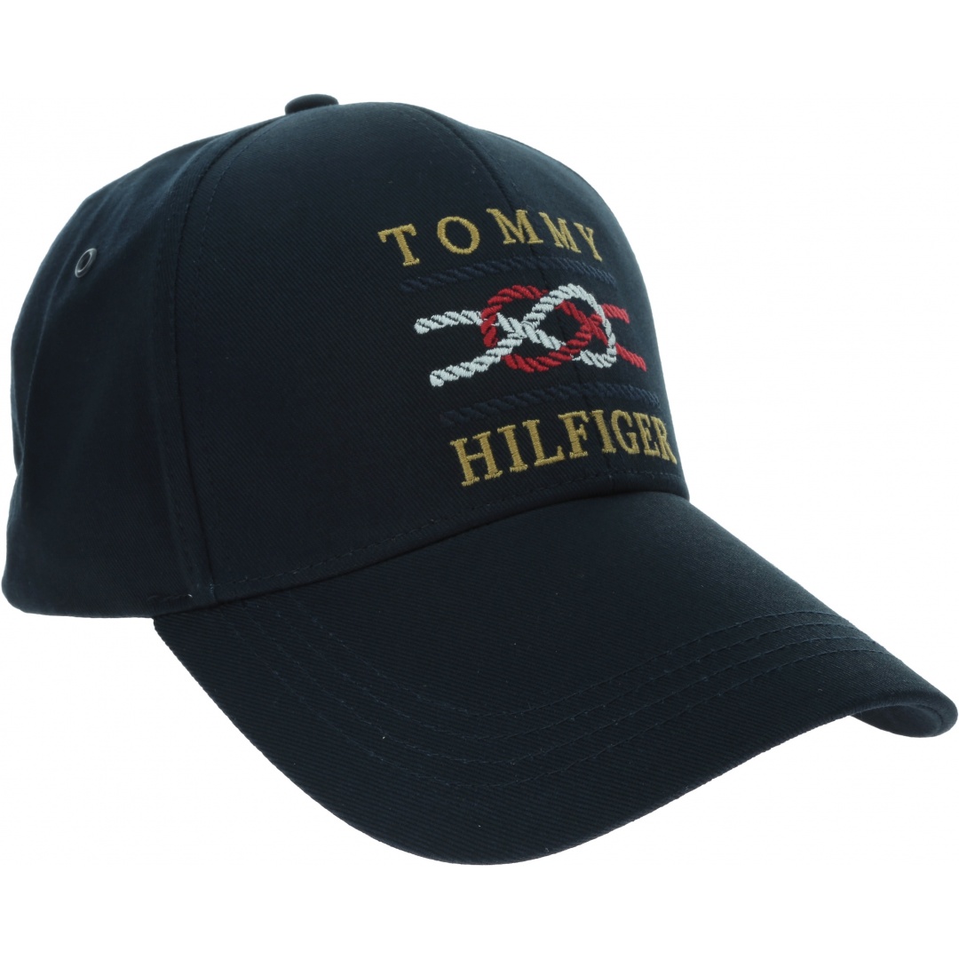 Czapka z Daszkiem TOMMY HILFIGER Seasonal Icon Cap Rope AM0AM06048 DW5