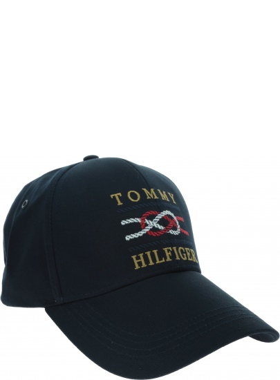 Czapka z Daszkiem TOMMY HILFIGER Seasonal Icon Cap Rope AM0AM06048 DW5