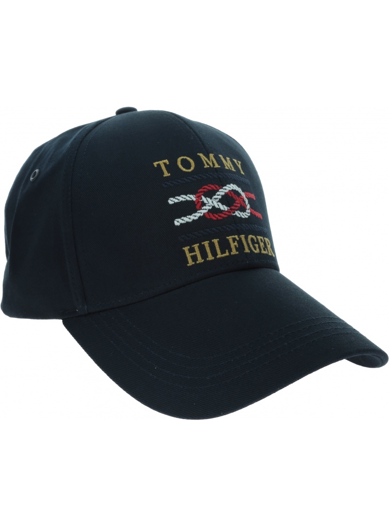 Czapka z Daszkiem TOMMY HILFIGER Seasonal Icon Cap Rope AM0AM06048 DW5 Czapka z Daszkiem TOMMY HILFIGER Seasonal Icon Cap Rope AM0AM06048 DW5