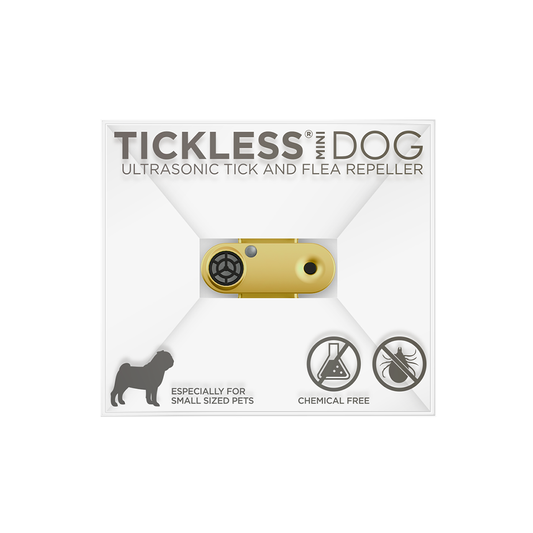 Odstraszacz Kleszczy Dla Psów TickLess Pet MINI-Gold