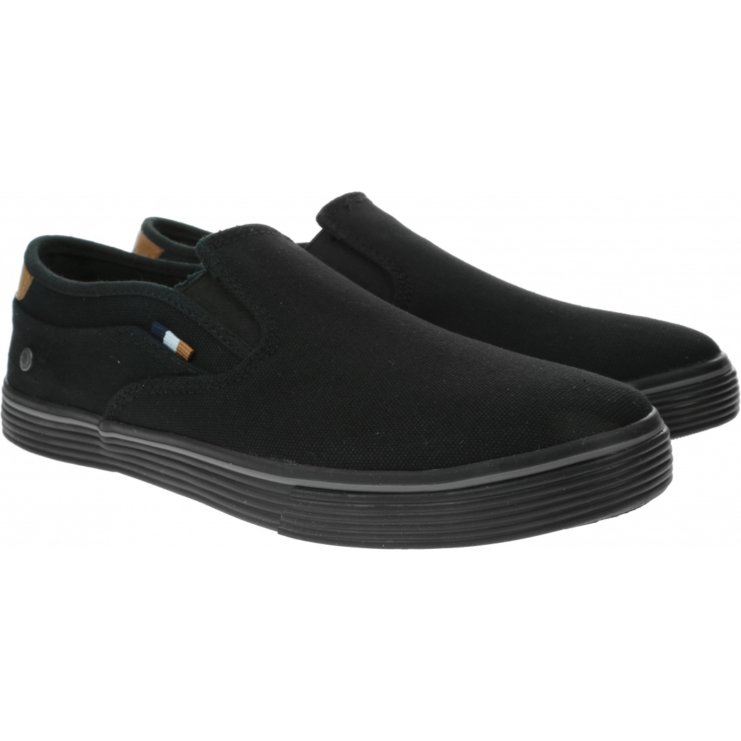 Tenisówki WRANGLER Odyssey Slip On S WM01041S Black 062