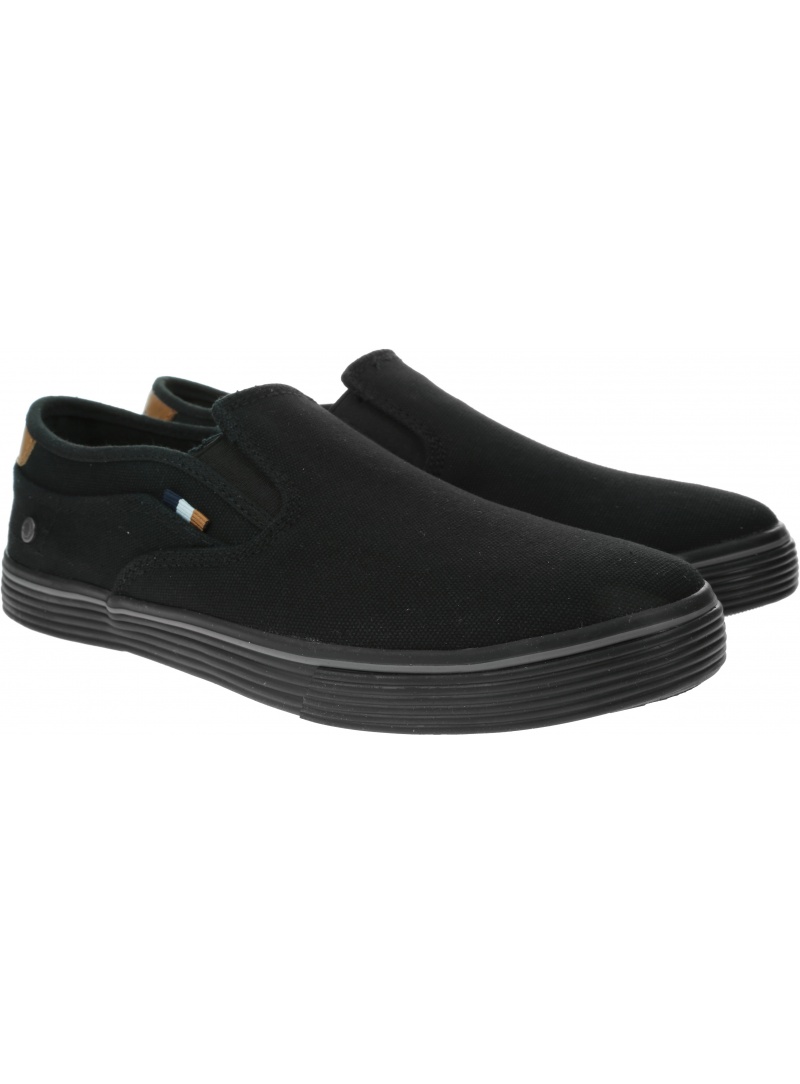 Tenisówki WRANGLER Odyssey Slip On S WM01041S Black 062 Tenisówki WRANGLER Odyssey Slip On S WM01041S Black 062