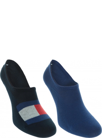 Kolorowe Skarpetki Stopki 2 pary TOMMY HILFIGER 320208001 322 (2-PAK)