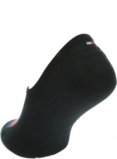Czarne Skarpetki Stopki 2 pary TOMMY HILFIGER 320208001 200 (2-PAK)