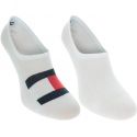 Białe Skarpetki Stopki 2 pary TOMMY HILFIGER 320208001 300 (2-PAK)