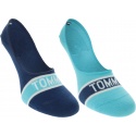 Kolorowe Skarpetki Stopki TOMMY HILFIGER 320410001 005 (2-PAK)