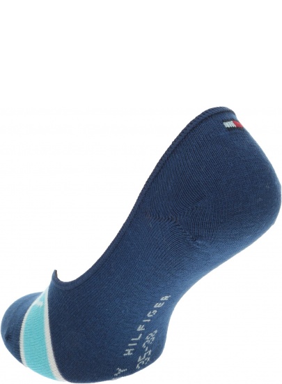 Kolorowe Skarpetki Stopki TOMMY HILFIGER 320410001 005 (2-PAK)