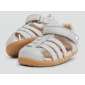 Srebrne Zabudowane Sandały BOBUX Jump Silver 723425a