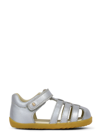 Srebrne Zabudowane Sandały BOBUX Jump Silver 723425a