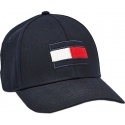 Granatowa Czapka z Daszkiem TOMMY HILFIGER Big Flag Cap AM0AM04508 DW5