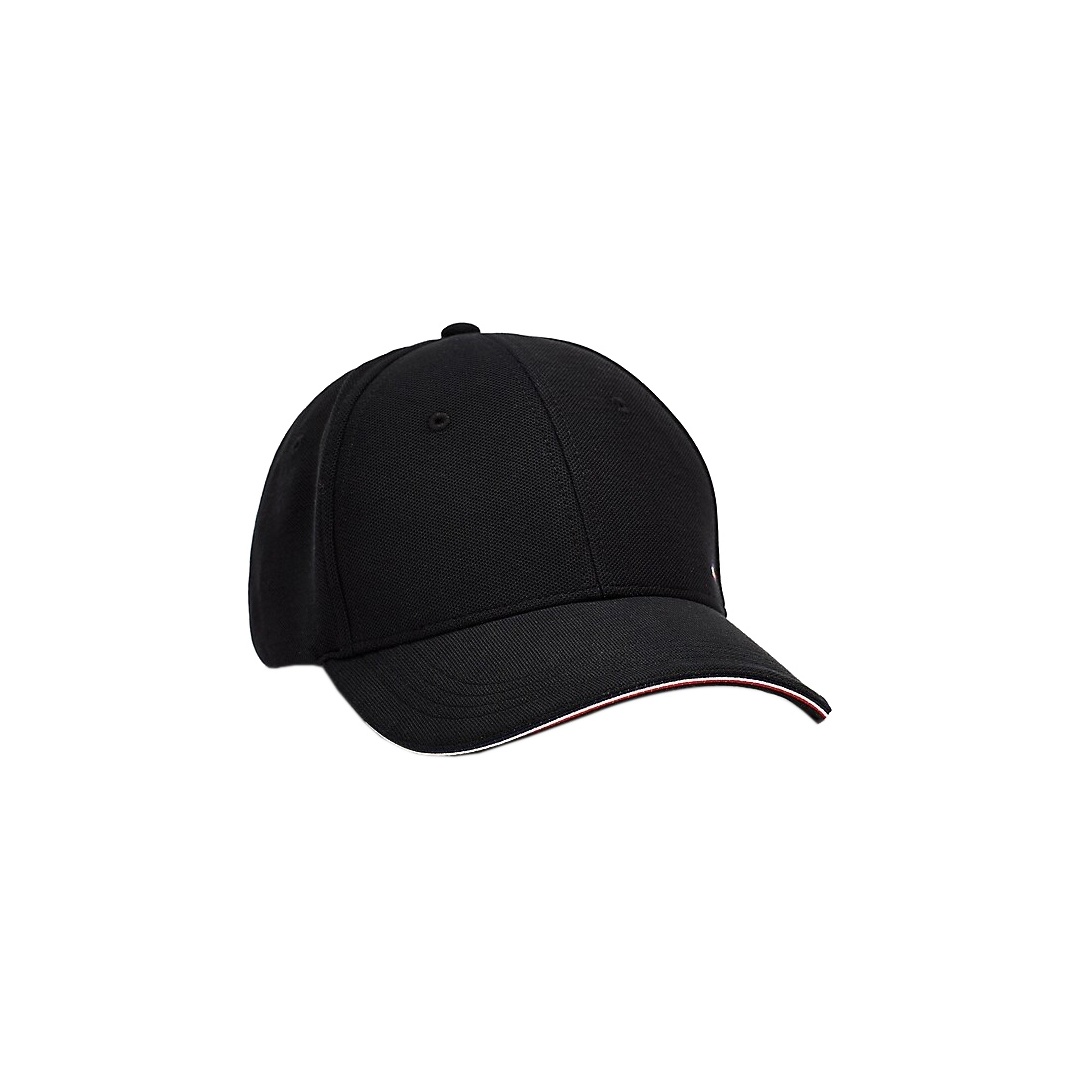 Czarne Czapka z Daszkiem TOMMY HILFIGER Elevated Corporate Cap AM0AM05763