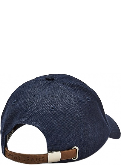 Granatowa Czapka z Daszkiem TOMMY HILFIGER Tjm Heritage Cap AM0AM05953 CBK