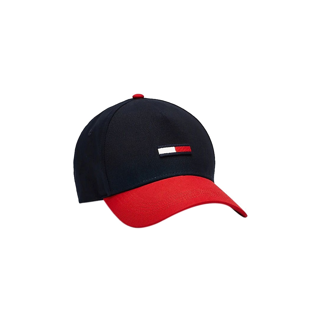 Granatowa Czapka z Daszkiem TOMMY HILFIGER Tjm Flag Cap AM0AM05956 0F6