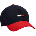 Granatowa Czapka z Daszkiem TOMMY HILFIGER Tjm Flag Cap AM0AM05956 0F6