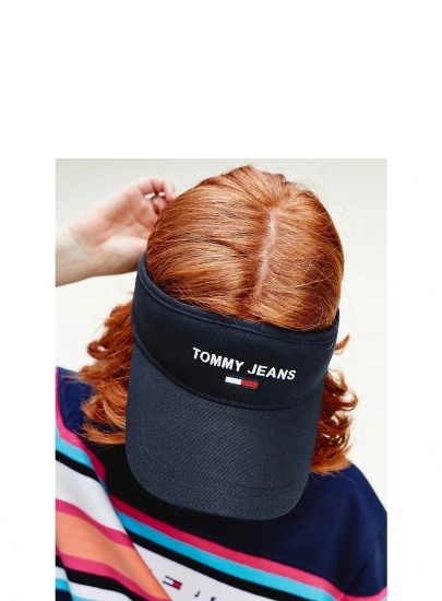Daszek TOMMY JEANS Tjw Sport Visor AW0AW08058 CBK