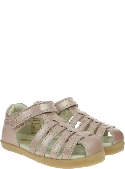 Różowe Zabudowane Sandały BOBUX Jump Rose Gold 831115