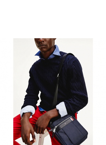 TOMMY HILFIGER Elevated Nylon Mini Reporter AM0AM05810 CJM