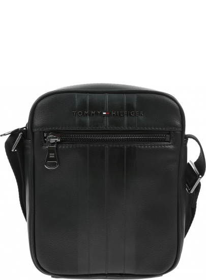 Czarna Torba Męska Saszetka TOMMY HILFIGER TH Micro Mini Reporter Black