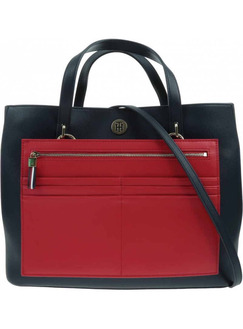 Torebka TOMMY HILFIGER Charming Tommy Workbag AW0AW08162 CJM Torebka TOMMY HILFIGER Charming Tommy Workbag AW0AW08162 CJM