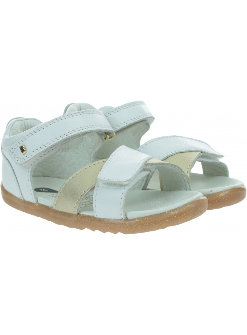 Białe Sandały BOBUX 728706 Sail White + Gold Białe Sandały BOBUX 728706 Sail White + Gold