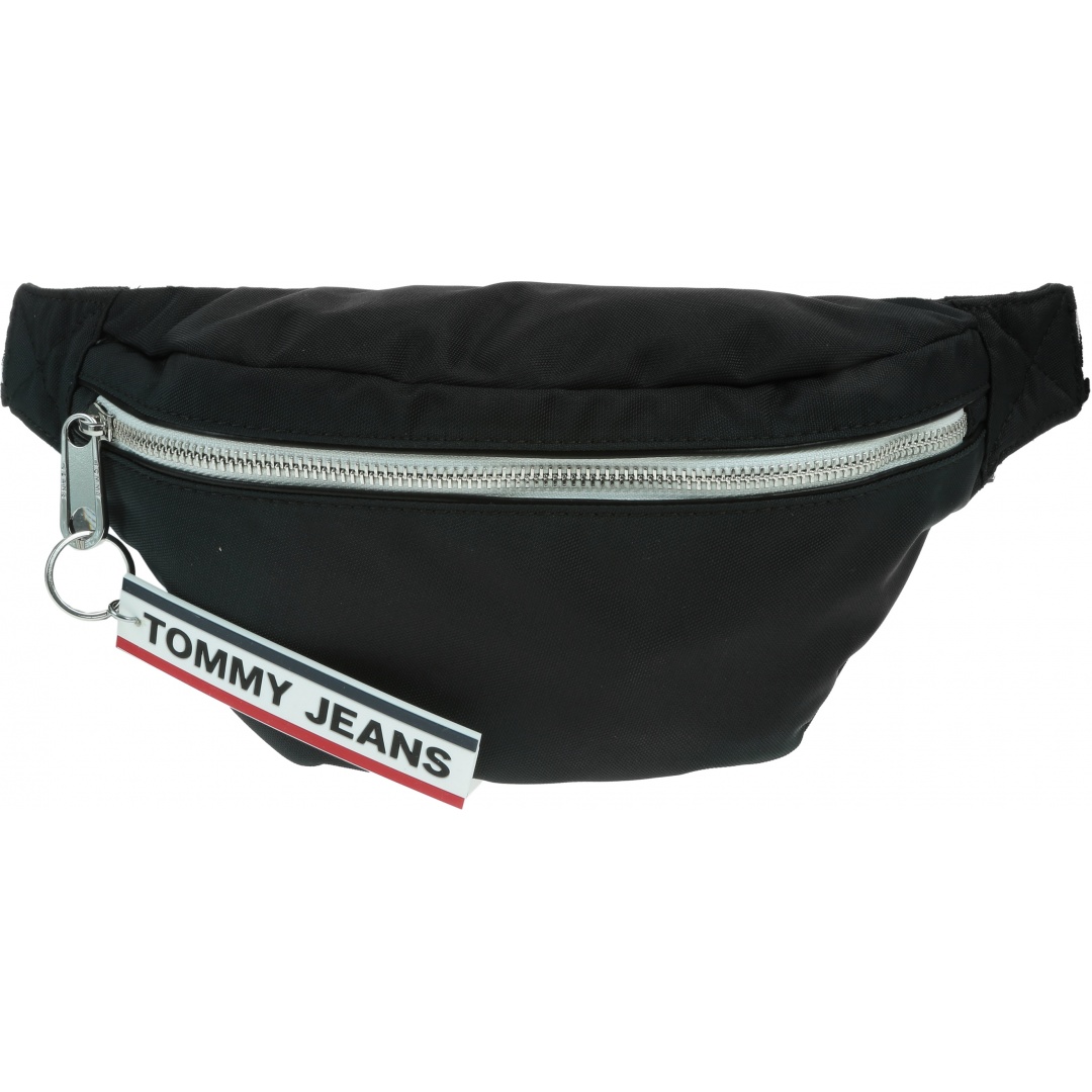Czarna Nerka TOMMY JEANS Tjw Logo Tape Bumbag Nyl AW0AW08050 0F4