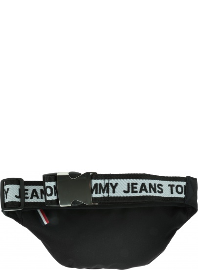 Czarna Nerka TOMMY JEANS Tjw Logo Tape Bumbag Nyl AW0AW08050 0F4