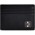 Mały Portfel na Karty TOMMY HILFIGER Th Solid Cc Holder AM0AM05846 BDS