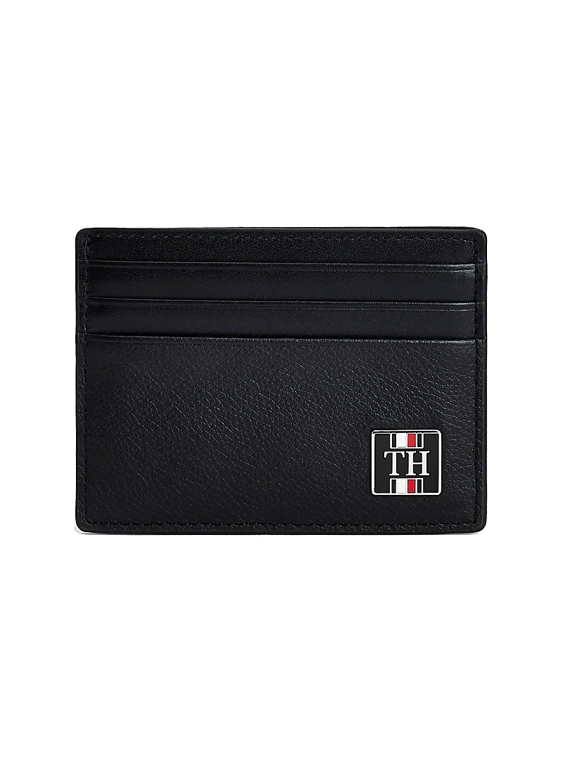 Mały Portfel na Karty TOMMY HILFIGER Th Solid Cc Holder AM0AM05846 BDS Mały Portfel na Karty TOMMY HILFIGER Th Solid Cc Holder AM0AM05846 BDS