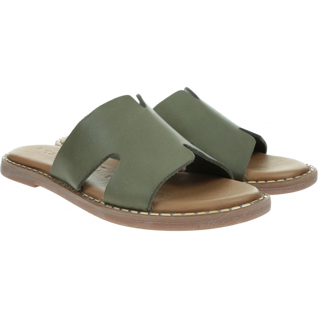 Zielone Klapki TAMARIS 1-27135/24 Khaki 707