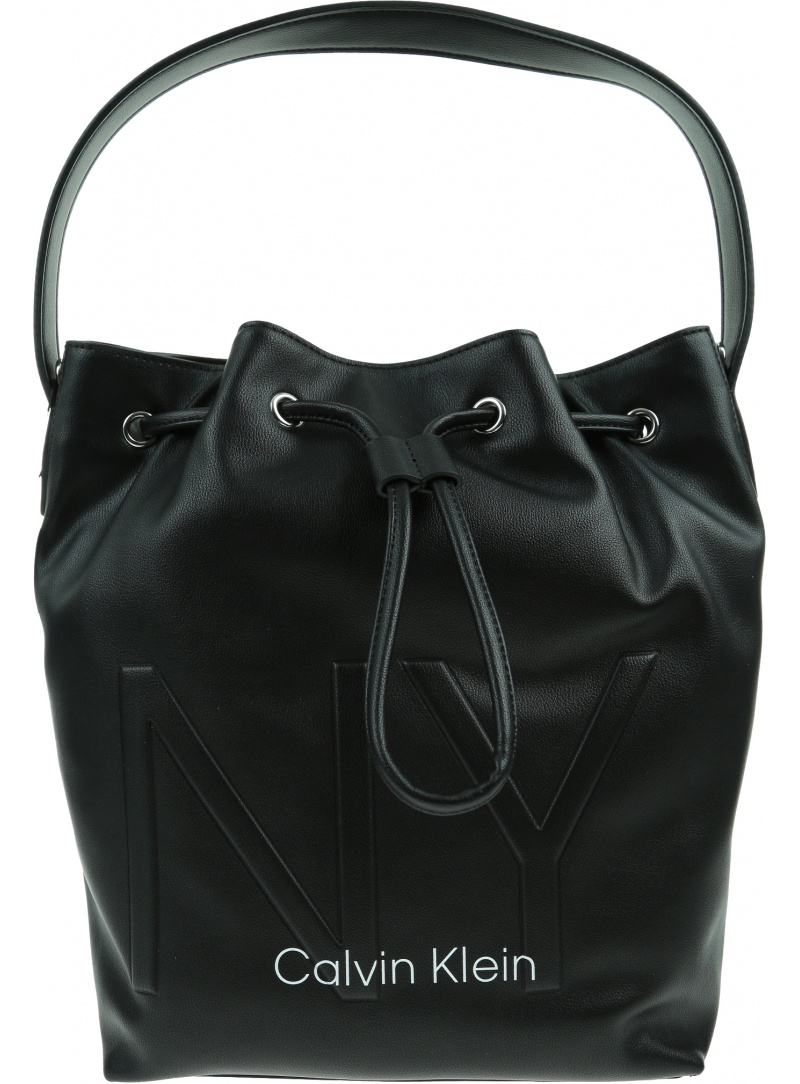 Torebka CALVIN KLEIN Ny Shaped Drawstring Md K60K606492 BAX Torebka CALVIN KLEIN Ny Shaped Drawstring Md K60K606492 BAX