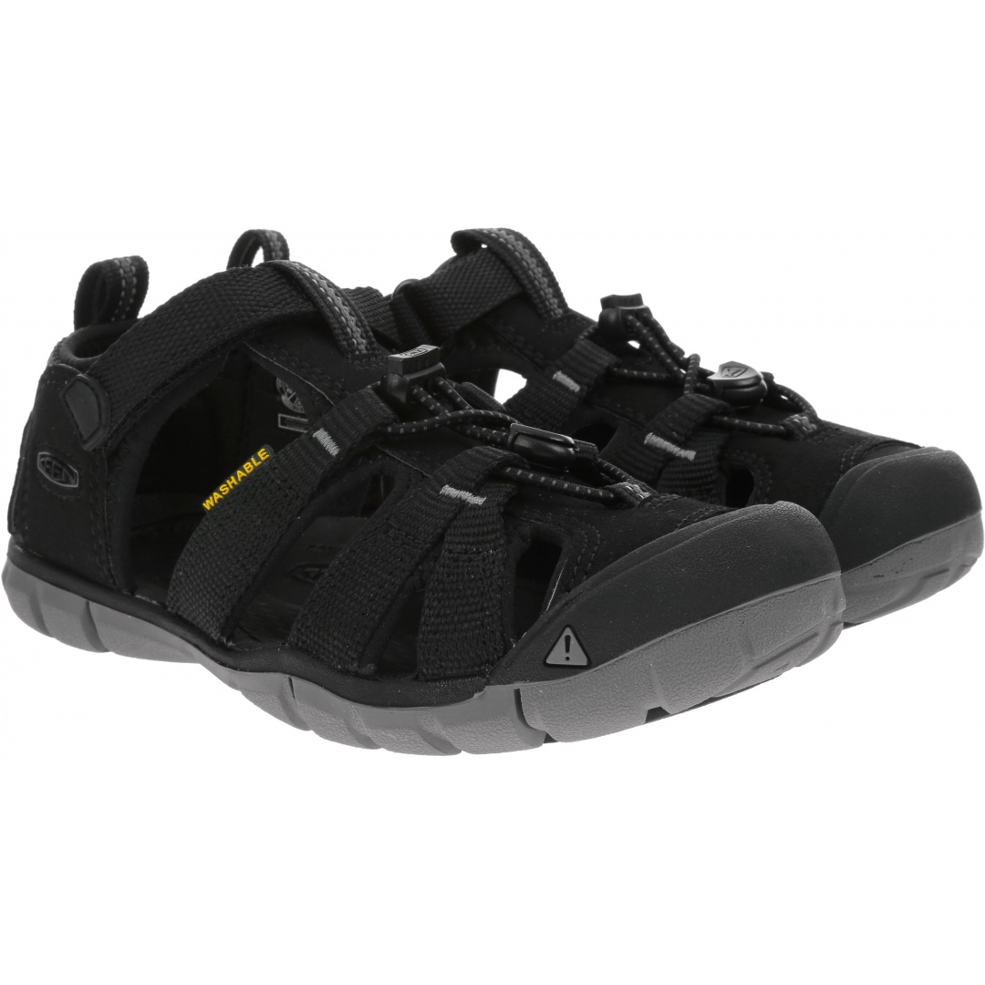 Sportowe Sandały KEEN Seacamp II Cnx 1020690 Black/Steel Grey
