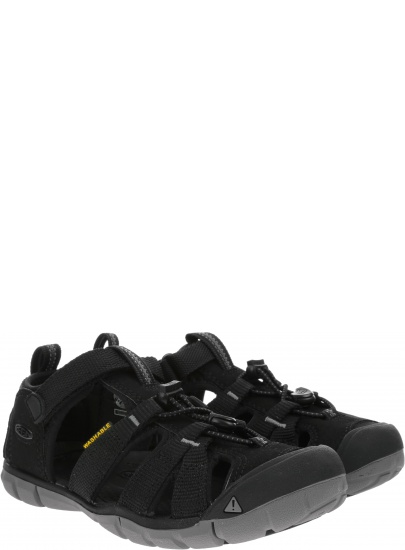 Sportowe Sandały KEEN Seacamp II Cnx 1020690 Black/Steel Grey