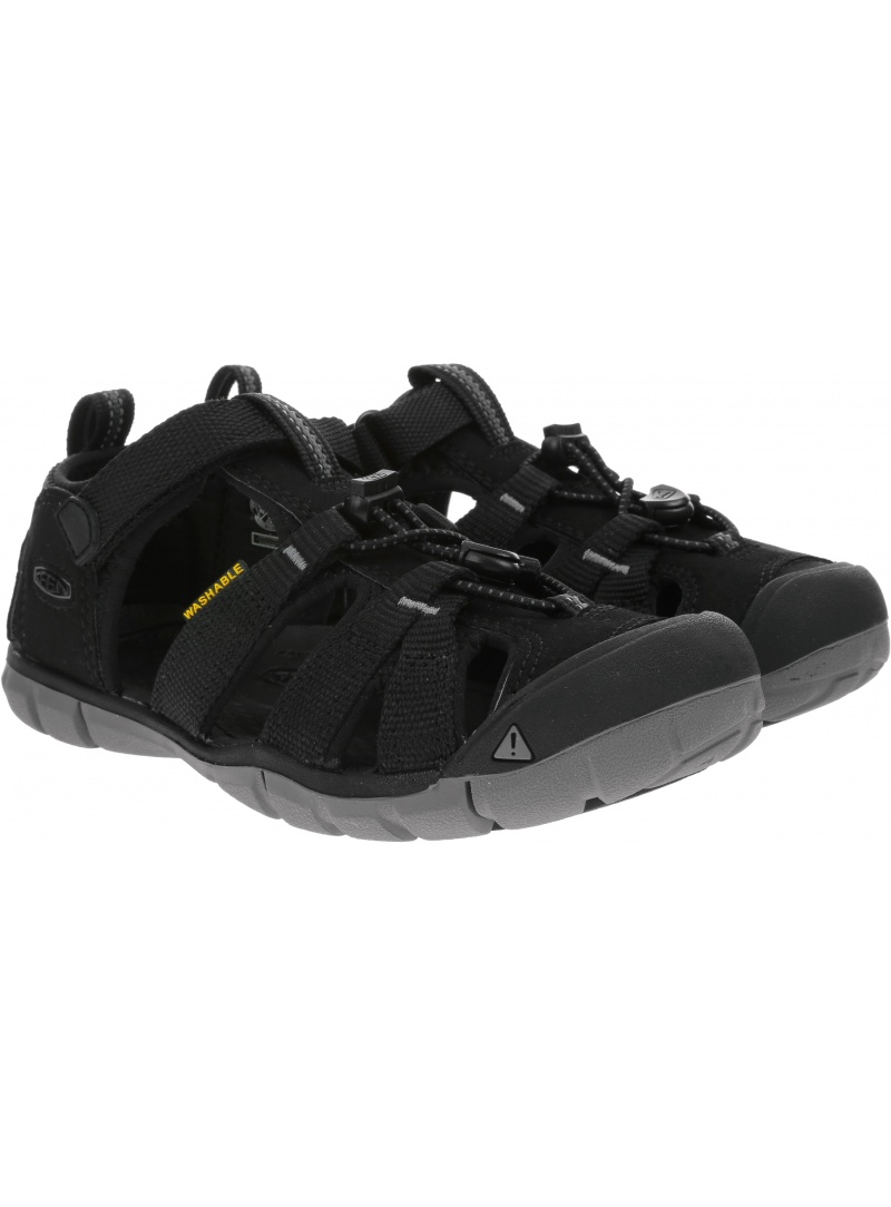 Sportowe Sandały KEEN Seacamp II Cnx 1020690 Black/Steel Grey