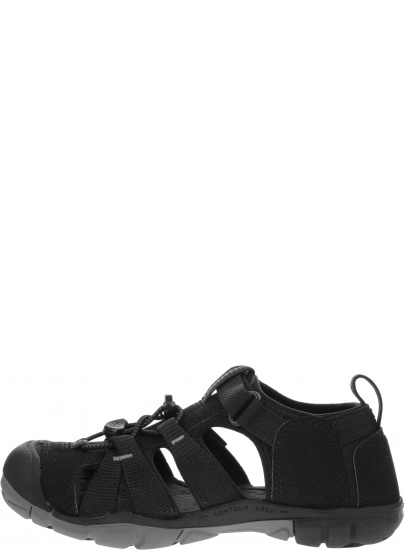 Sportowe Sandały KEEN Seacamp II Cnx 1020690 Black/Steel Grey