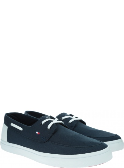 Sneakersy Męskie TOMMY HILFIGER Seasonal Core Boat Shoe Sneaker FM0FM02760