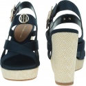 Espadryle Damskie TOMMY HILFIGER Basic Hardware High Wedge Sandal