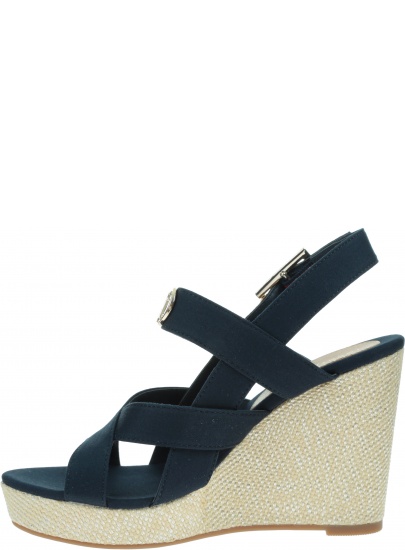 Espadryle Damskie TOMMY HILFIGER Basic Hardware High Wedge Sandal
