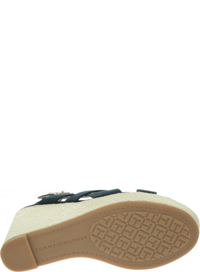 Espadryle Damskie TOMMY HILFIGER Basic Hardware High Wedge Sandal