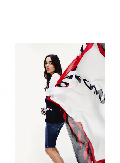Chusta TOMMY HILFIGER Staple Square AW0AW07906 0GY
